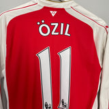Shop 2015/16 ARSENAL OZIL #11 L/S HOME SHIRT (M) PUMA, classic football shirts, vintage football shirts & retro soccer jerseys at Cult Kits
