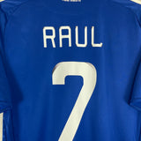 2008/09 REAL MADRID RAUL #7 AWAY SHIRT (M) ADIDAS