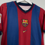 Shop 1998/00 BARCELONA HOME SHIRT (M) NIKE, classic football shirts, vintage football shirts & retro soccer jerseys at Cult Kits
