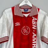 1996/97 AJAX LITMANEN #10 HOME SHIRT (L) UMBRO