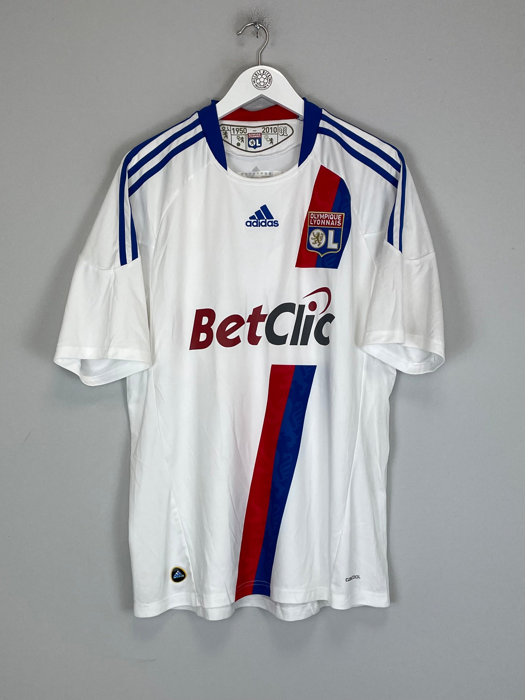 Shop 2010/11 LYON GOURCUFF #29 *SIGNED* HOME SHIRT (L) ADIDAS, classic football shirts, vintage football shirts & retro soccer jerseys at Cult Kits