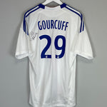 Shop 2010/11 LYON GOURCUFF #29 *SIGNED* HOME SHIRT (L) ADIDAS, classic football shirts, vintage football shirts & retro soccer jerseys at Cult Kits