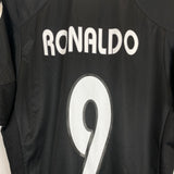2004/05 REAL MADRID RONALDO #9 AWAY SHIRT (M) ADIDAS
