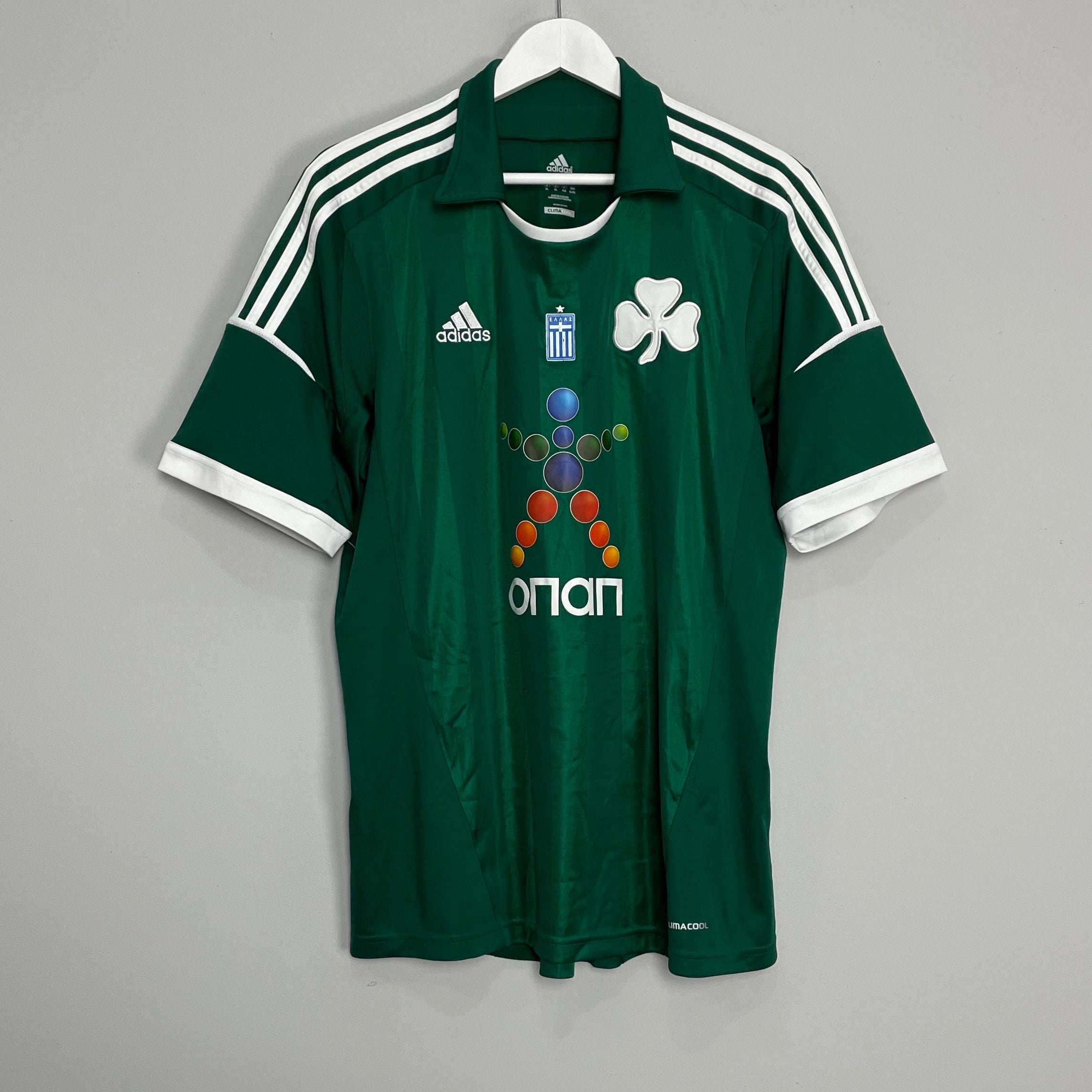 Shop 2012/13 PANATHINAIKOS HOME SHIRT (XL) ADIDAS, classic football shirts, vintage football shirts & retro soccer jerseys at Cult Kits