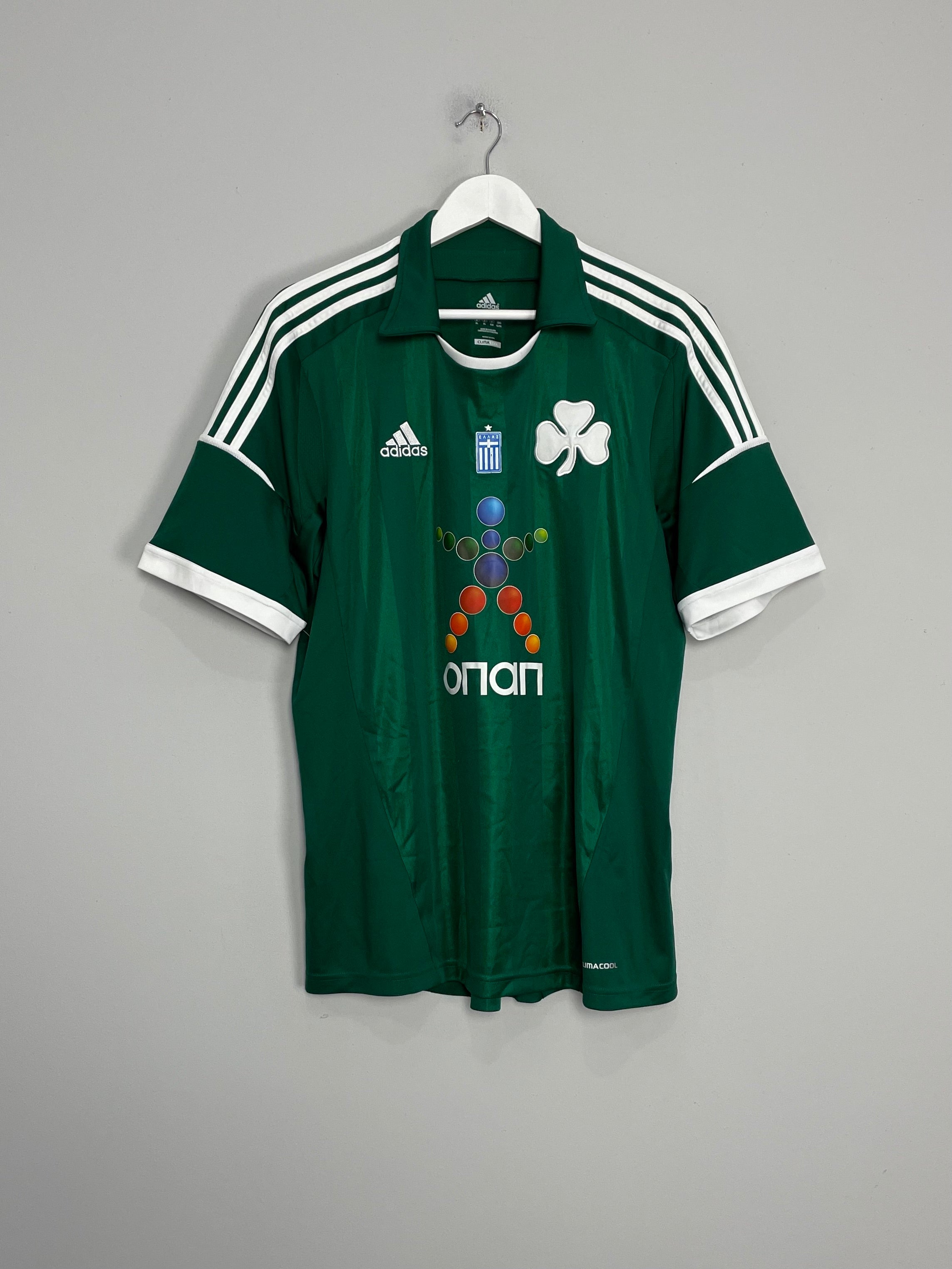 Shop 2012/13 PANATHINAIKOS HOME SHIRT (XL) ADIDAS, classic football shirts, vintage football shirts & retro soccer jerseys at Cult Kits