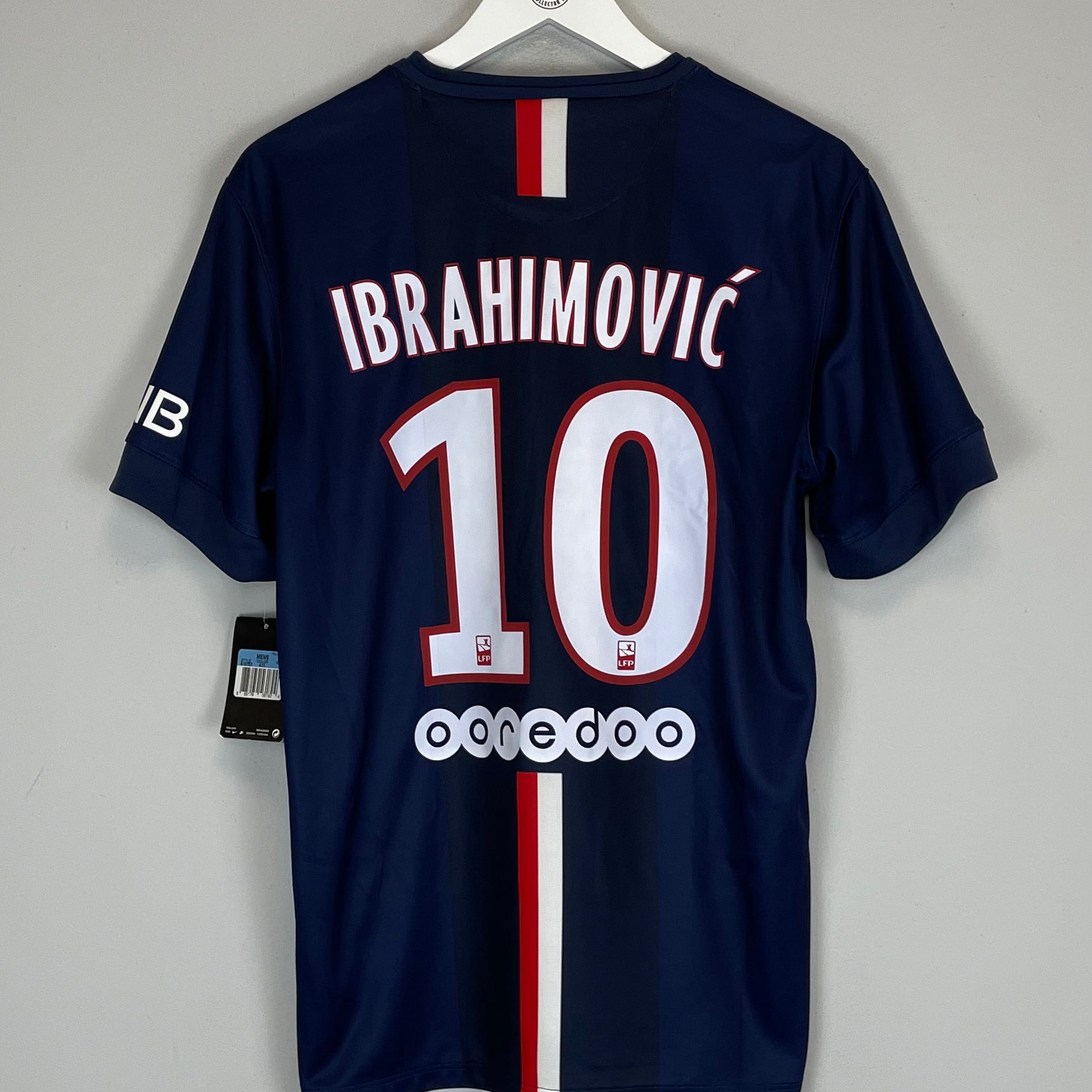 Shop 2014/15 PSG IBRAHIMOVIC #10 *BNWT* HOME SHIRT (M) NIKE, classic football shirts, vintage football shirts & retro soccer jerseys at Cult Kits