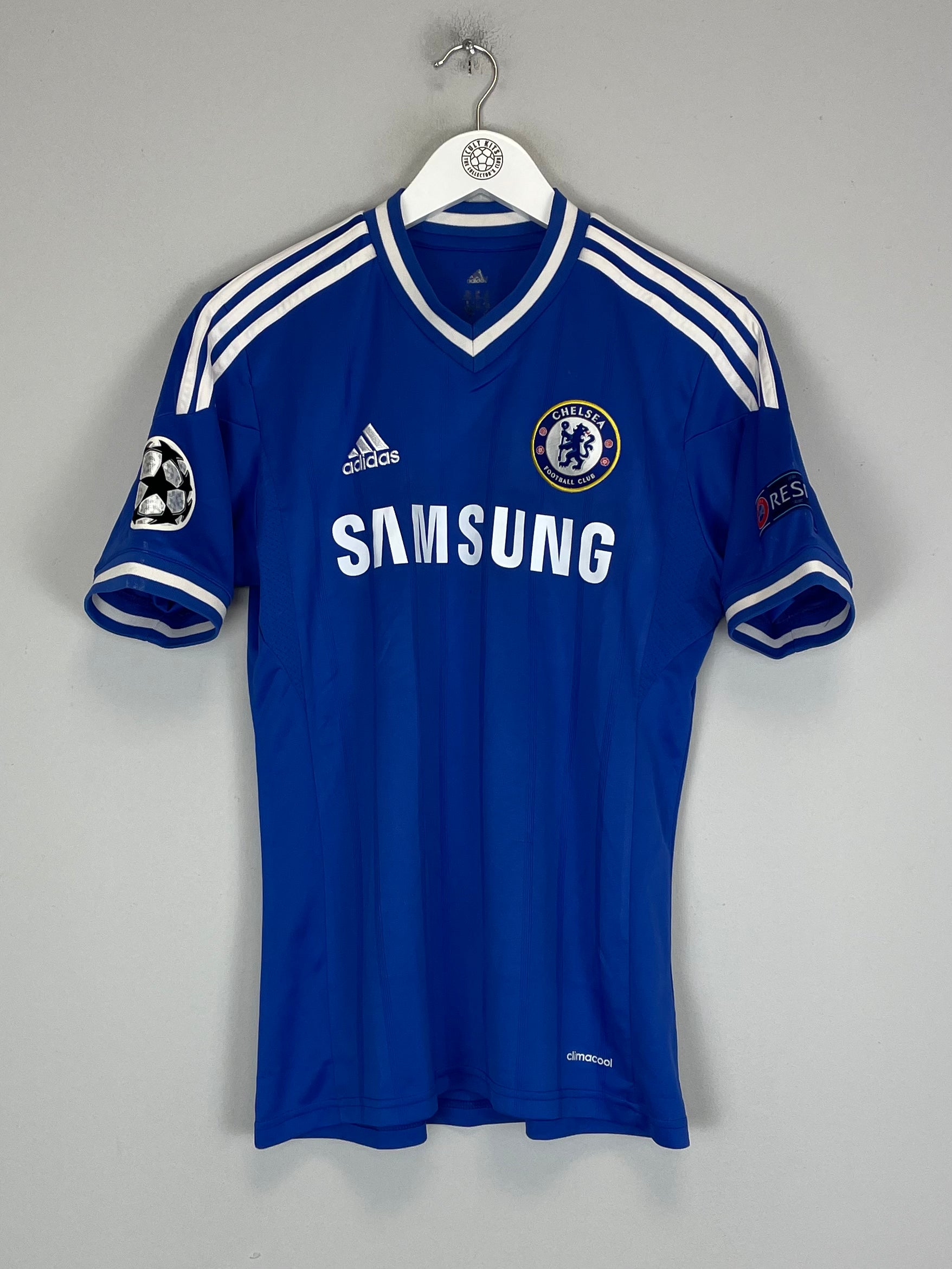 Shop 2013/14 CHELSEA HAZARD #17 C/L HOME SHIRT (XL.KIDS) ADIDAS, classic football shirts, vintage football shirts & retro soccer jerseys at Cult Kits