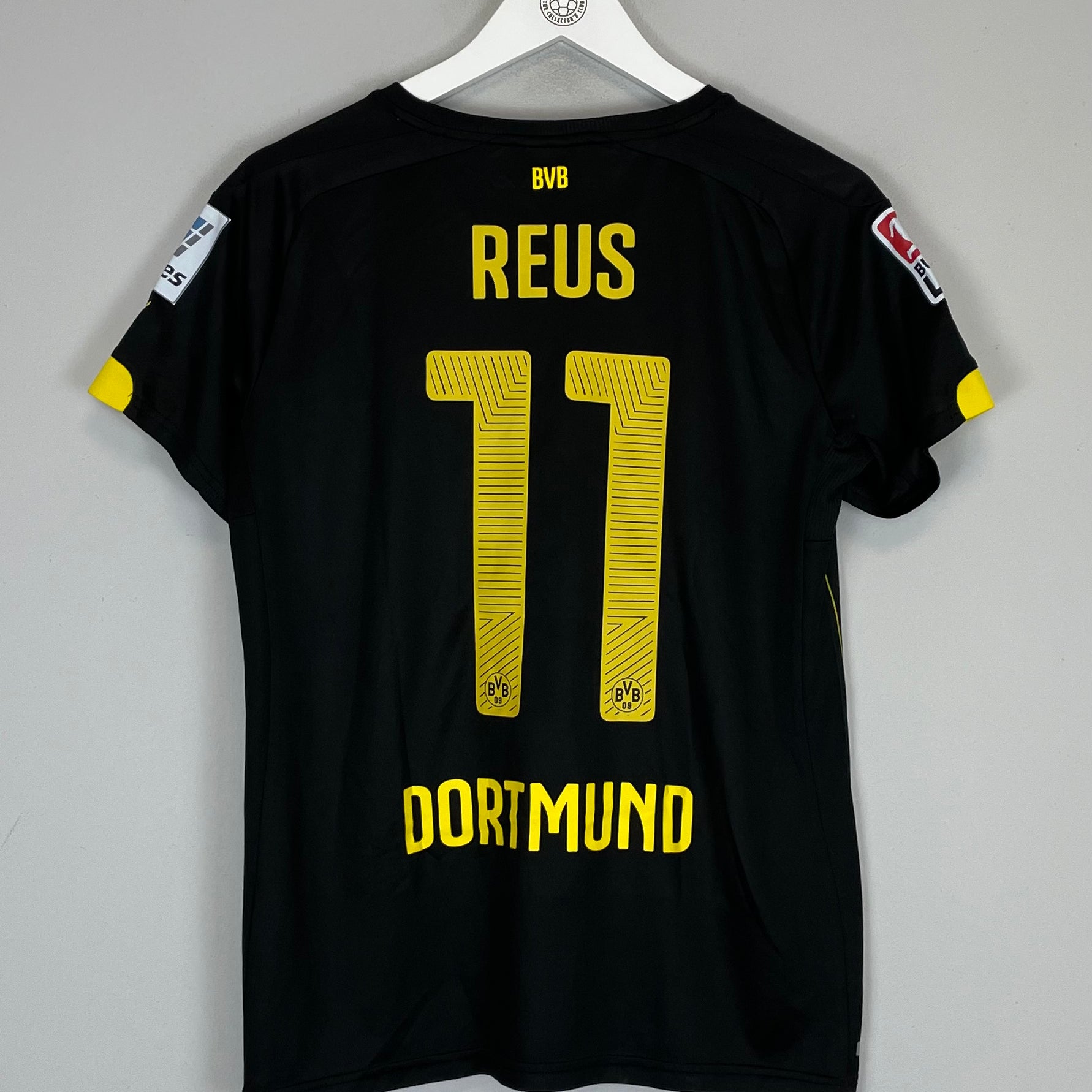 Shop 2014/16 DORTMUND REUS #11 AWAY SHIRT (XL.KIDS) PUMA, classic football shirts, vintage football shirts & retro soccer jerseys at Cult Kits