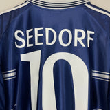 1998/99 REAL MADRID SEEDORF #20 AWAY SHIRT (XL) ADIDAS