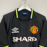 1998/99 MANCHESTER UNITED BECKHAM #7 *MINT* THIRD SHIRT (XL) UMBRO