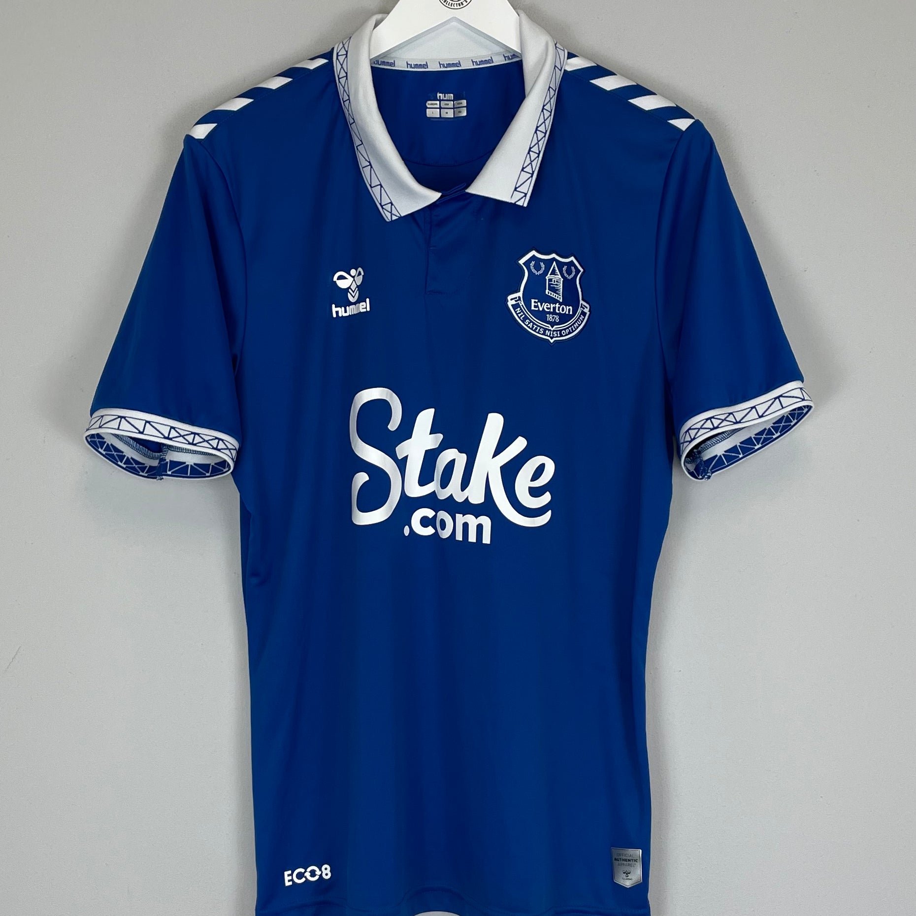 Shop 2023/24 EVERTON HOME SHIRT (L) HUMMEL, classic football shirts, vintage football shirts & retro soccer jerseys at Cult Kits
