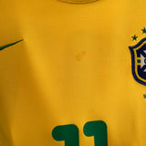2000/02 BRAZIL ROMARIO #11 HOME SHIRT (L) NIKE