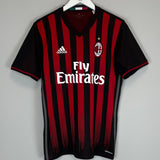 Shop 2016/17 AC MILAN HONDA #10 HOME SHIRT (M) ADIDAS, classic football shirts, vintage football shirts & retro soccer jerseys at Cult Kits