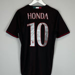 Shop 2016/17 AC MILAN HONDA #10 HOME SHIRT (M) ADIDAS, classic football shirts, vintage football shirts & retro soccer jerseys at Cult Kits