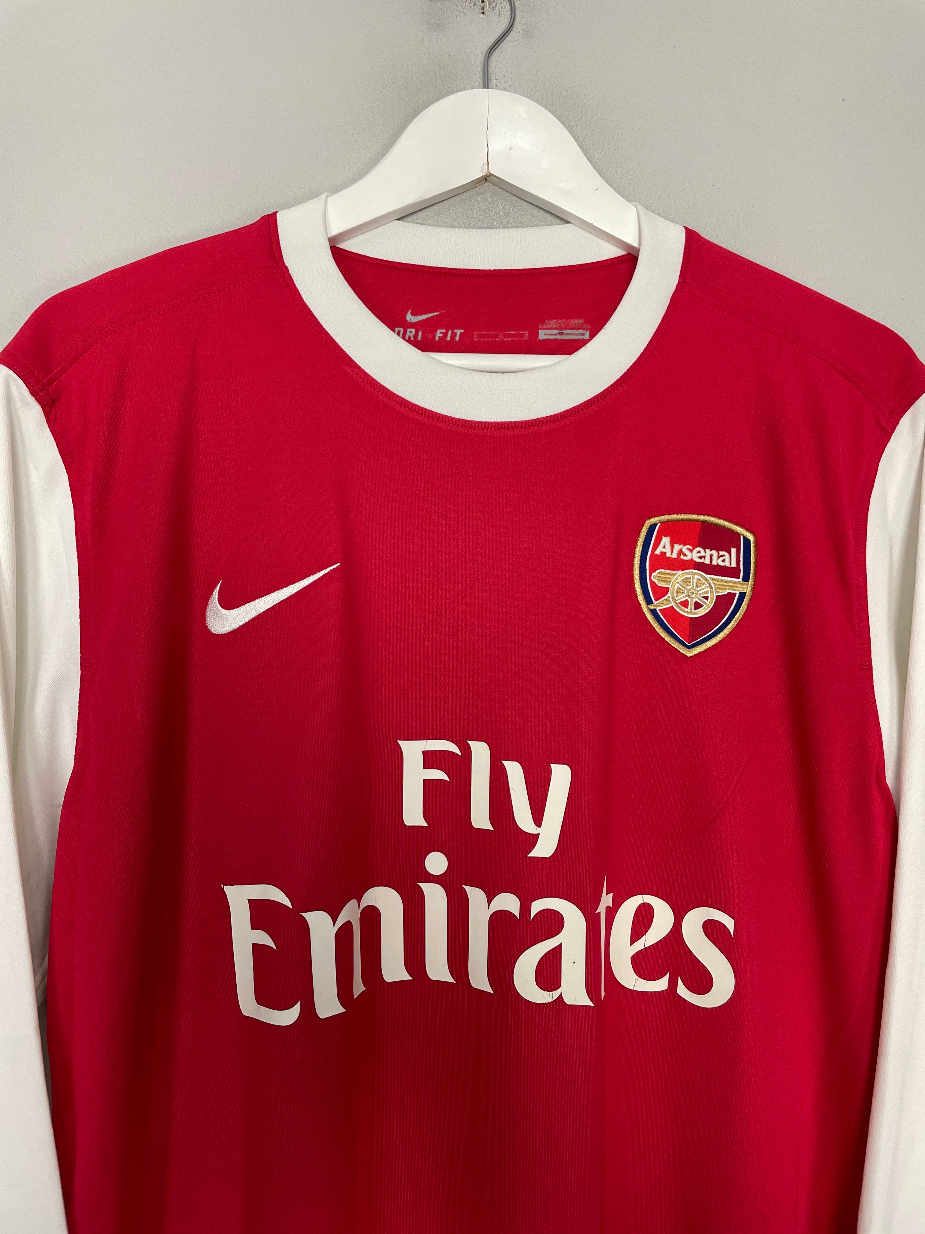 Shop 2010/11 ARSENAL V.PERSIE #10 L/S HOME SHIRT (L) NIKE, classic football shirts, vintage football shirts & retro soccer jerseys at Cult Kits