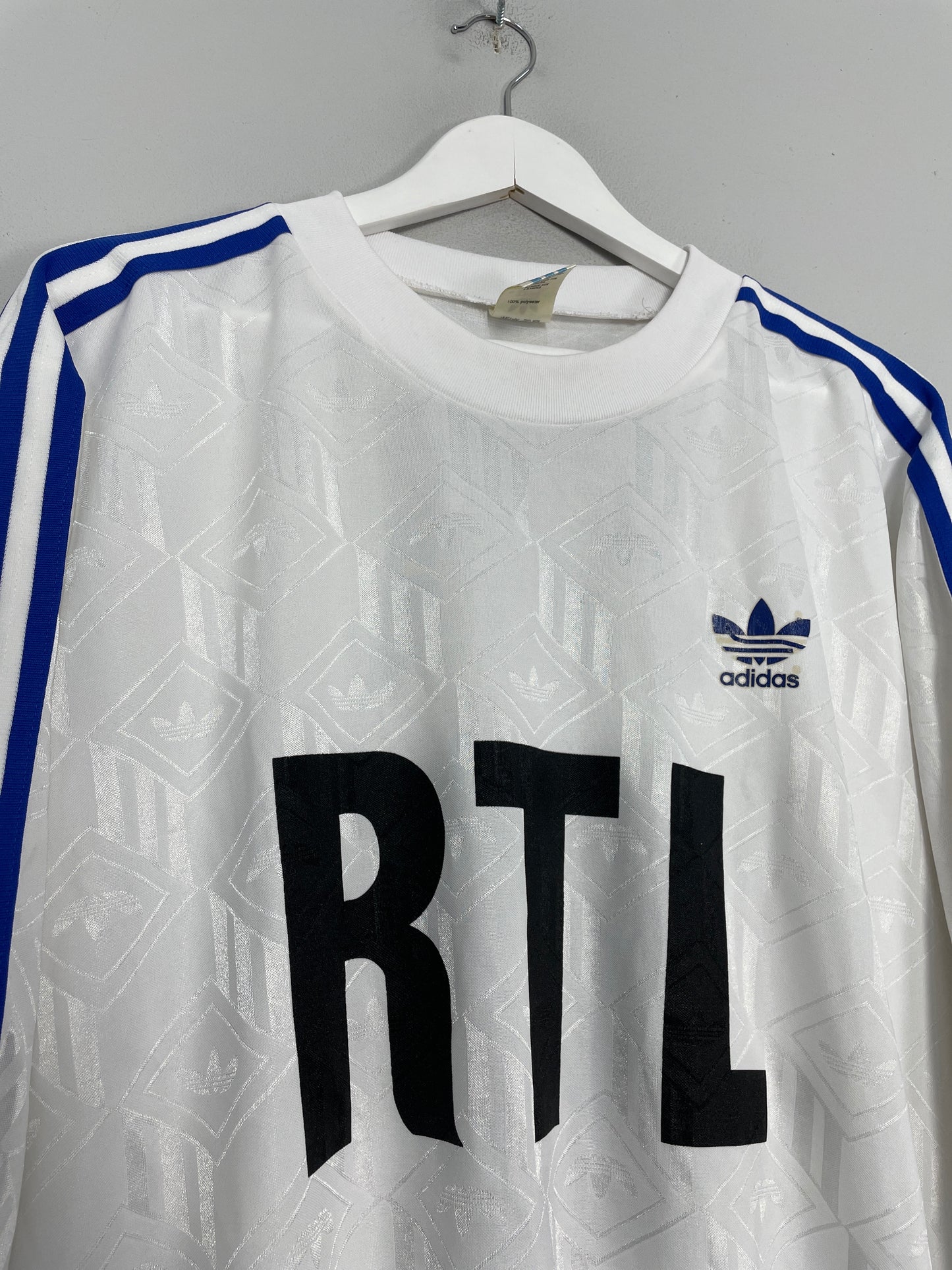 1993/94 COUPE DE FRANCE #11 L/S HOME SHIRT (XL) ADIDAS