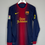 2012/13 BARCELONA MESSI #10 L/S HOME SHIRT (S) NIKE
