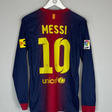 2012/13 BARCELONA MESSI #10 L/S HOME SHIRT (S) NIKE