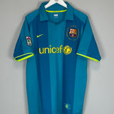 Shop 2007/08 BARCELONA RONALDINHO #10 AWAY SHIRT (L) NIKE, classic football shirts, vintage football shirts & retro soccer jerseys at Cult Kits