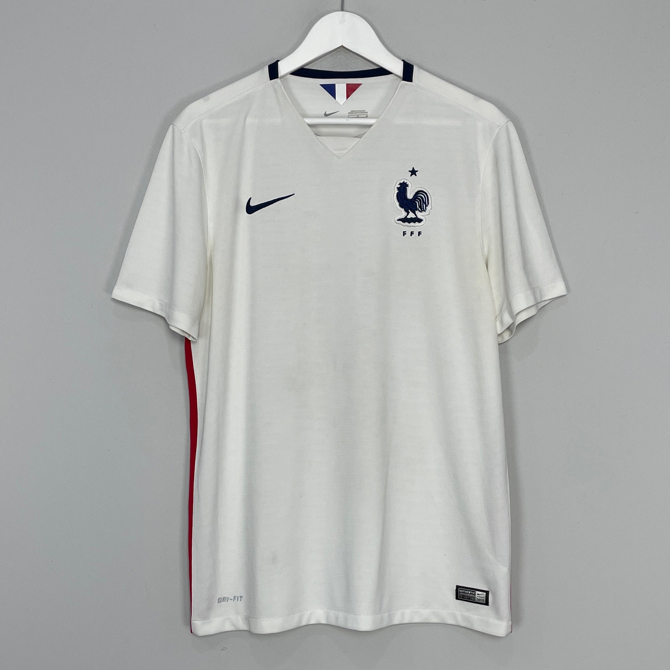 Shop 2015/16 FRANCE AWAY SHIRT (L) NIKE, classic football shirts, vintage football shirts & retro soccer jerseys at Cult Kits