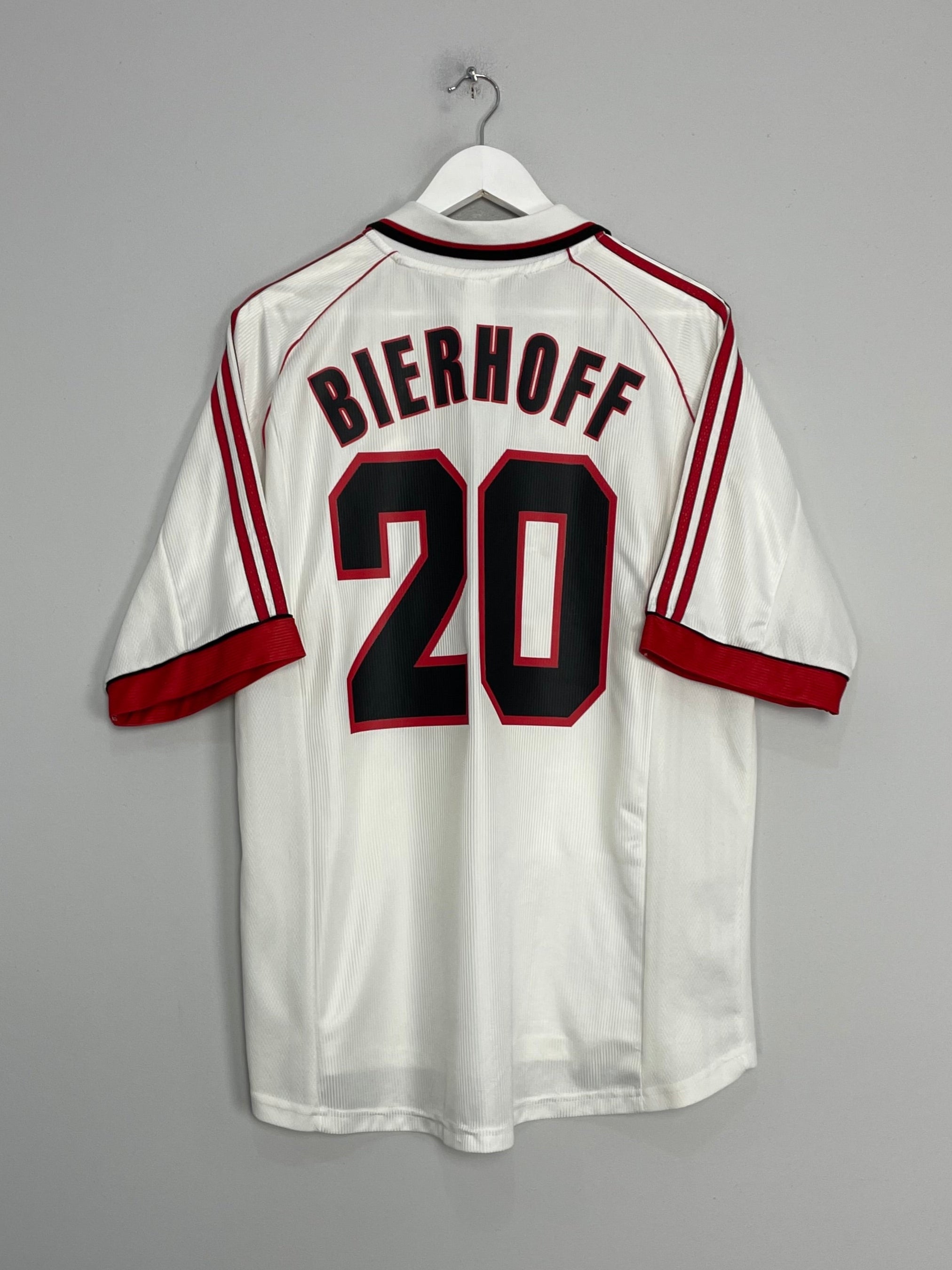 Shop 1998/99 AC MILAN BIERHOFF #20 AWAY SHIRT (XL) ADIDAS, classic football shirts, vintage football shirts & retro soccer jerseys at Cult Kits