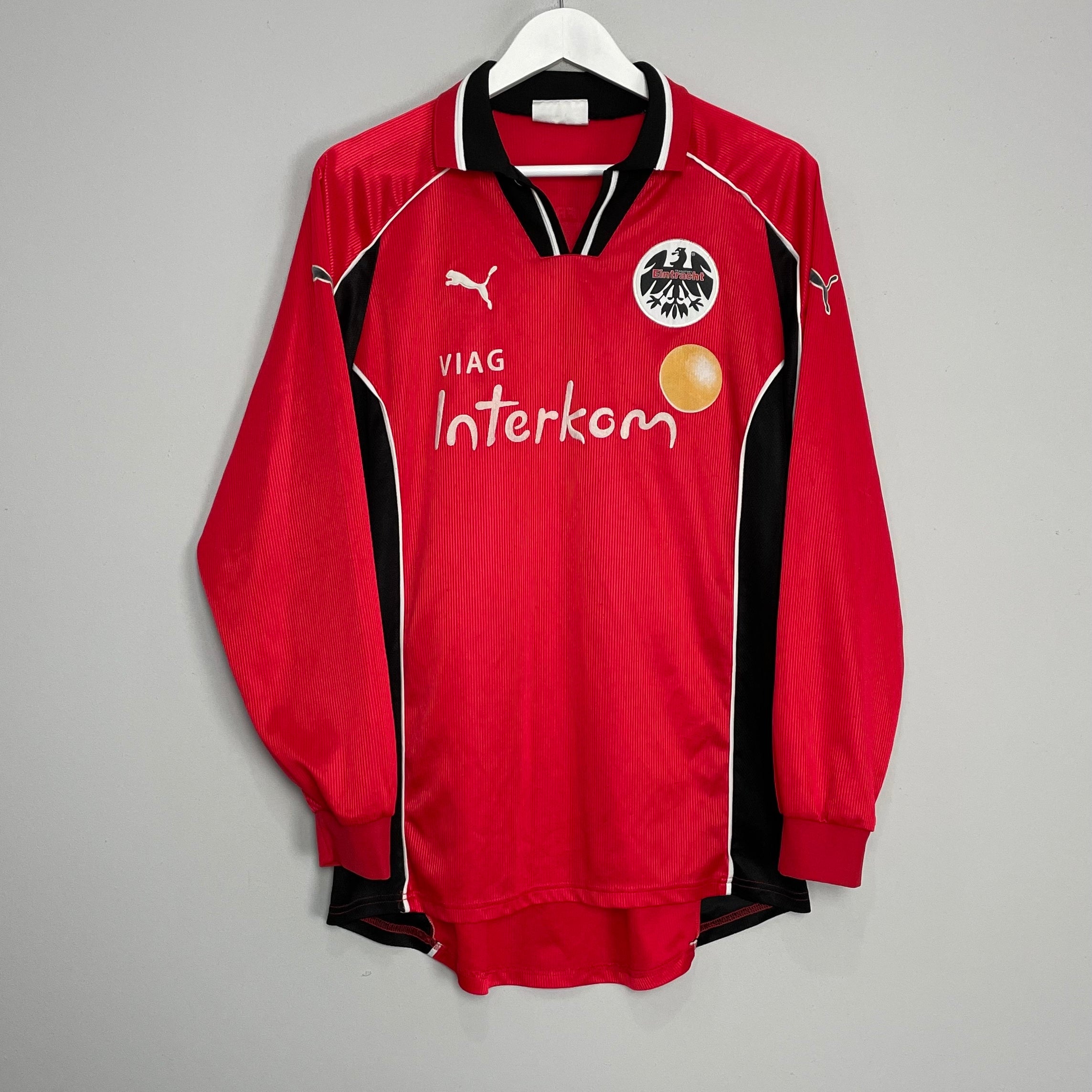 Shop 1998/00 FRANKFURT #12 L/S HOME SHIRT (M) PUMA, classic football shirts, vintage football shirts & retro soccer jerseys at Cult Kits