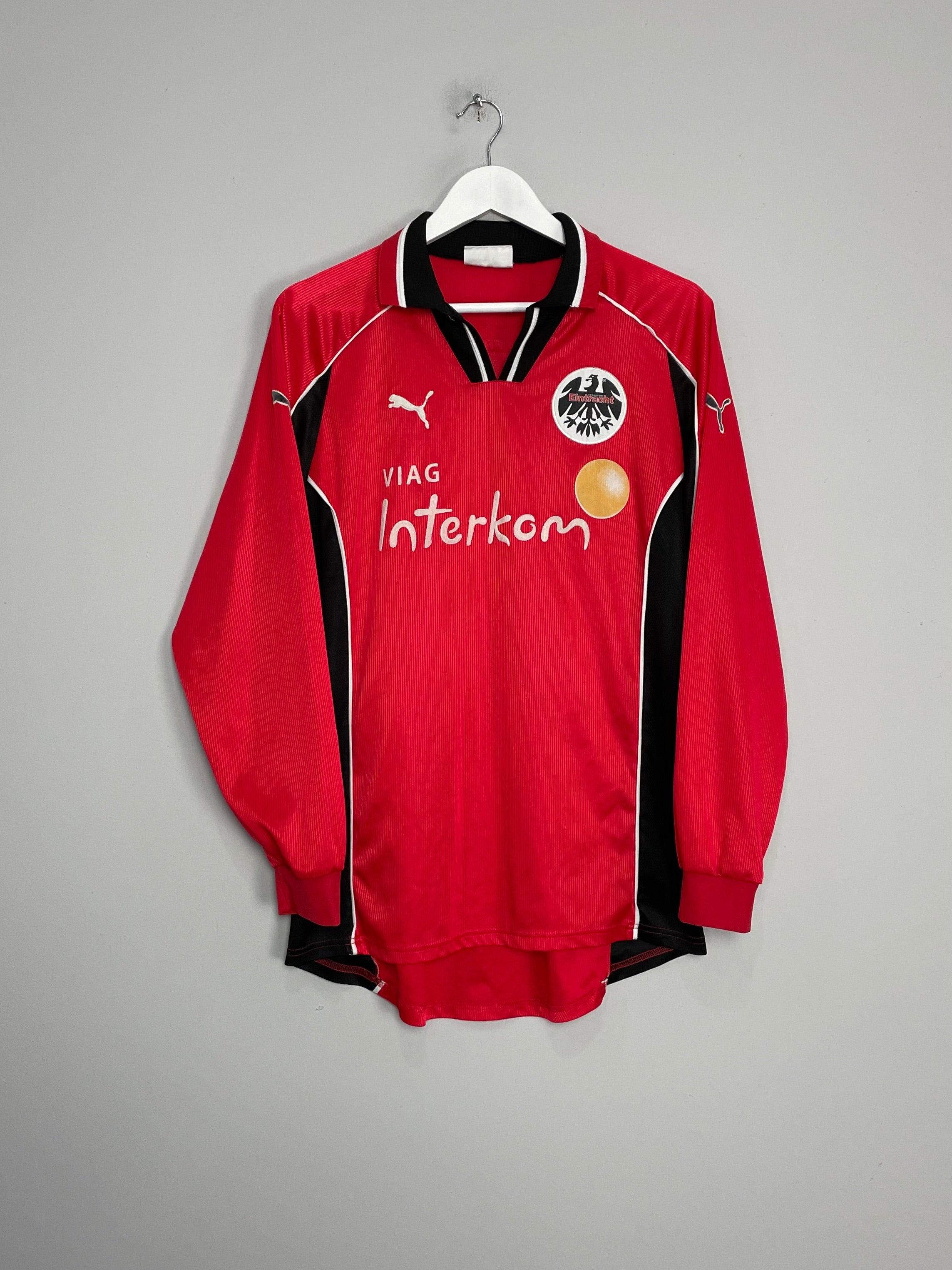 Shop 1998/00 FRANKFURT #12 L/S HOME SHIRT (M) PUMA, classic football shirts, vintage football shirts & retro soccer jerseys at Cult Kits