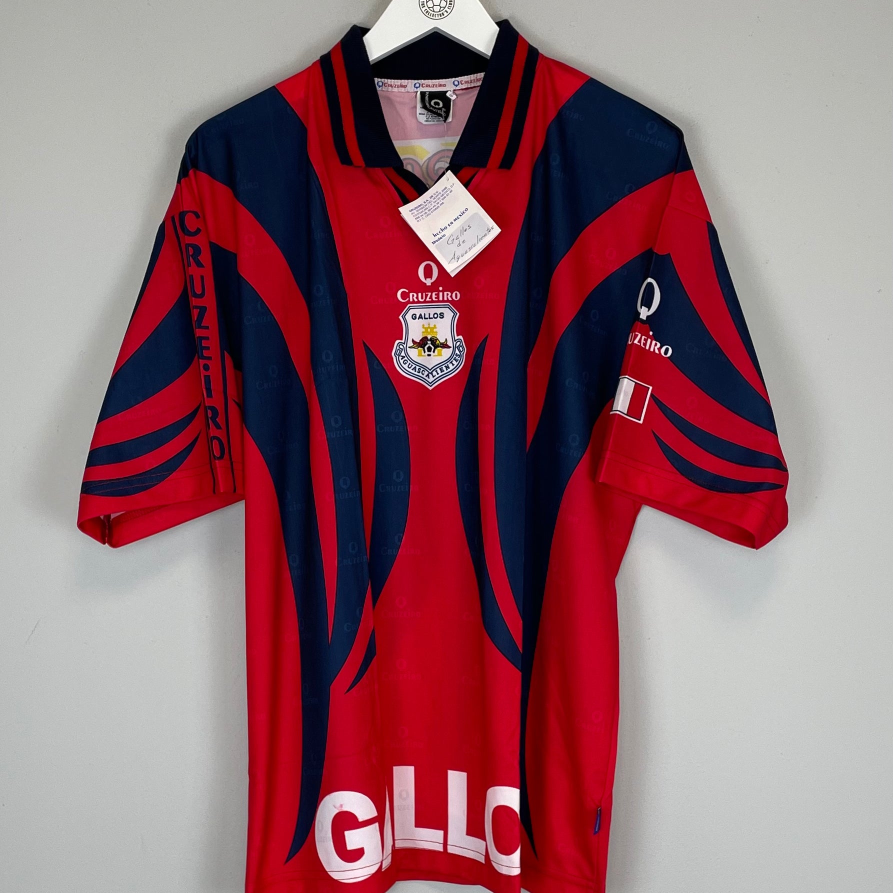 Shop 1997/98 GALLOS DE AGUASCALIENTES *BNWT* AWAY SHIRT (L) CRUZEIRO, classic football shirts, vintage football shirts & retro soccer jerseys at Cult Kits