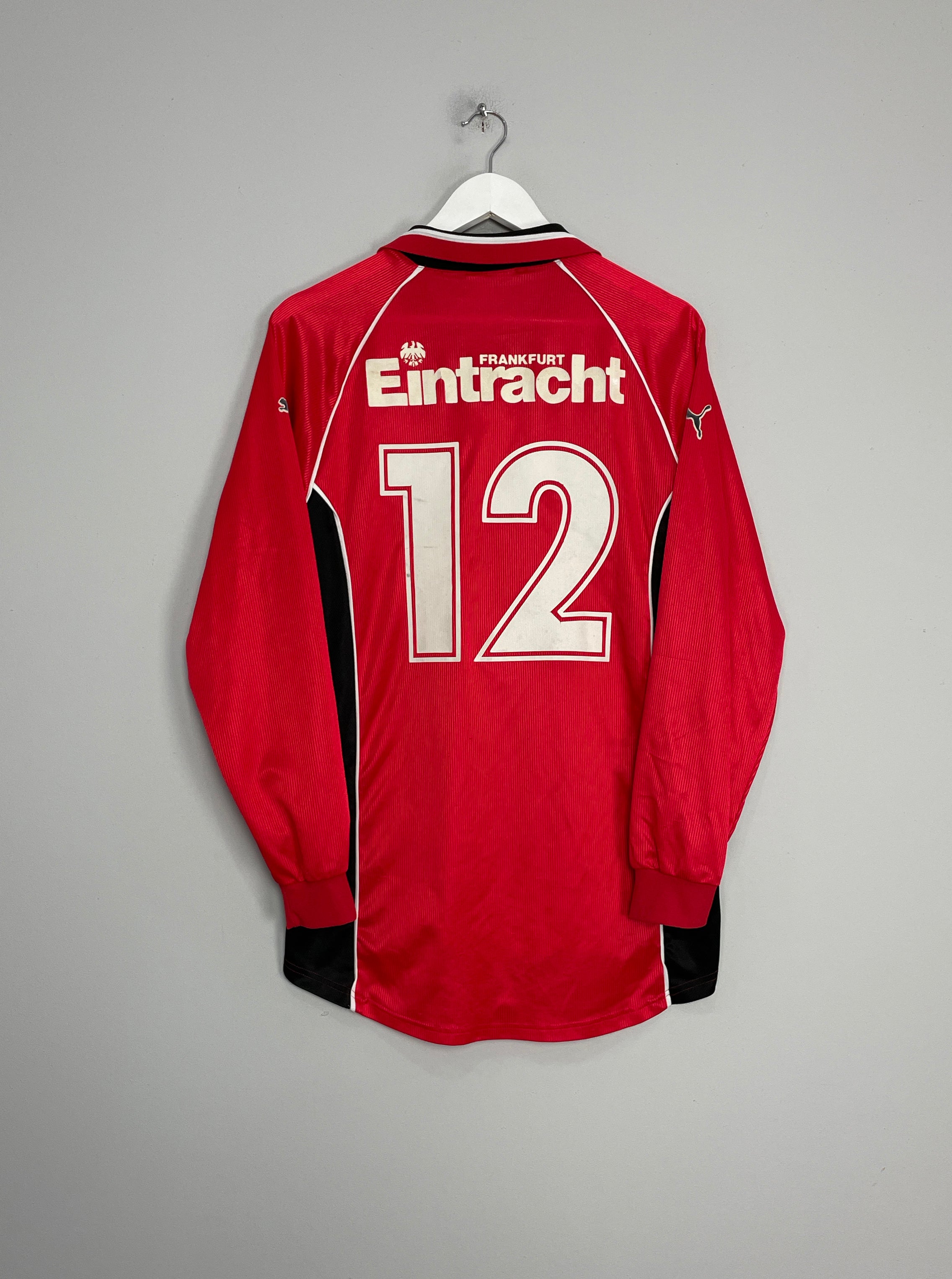 Shop 1998/00 FRANKFURT #12 L/S HOME SHIRT (M) PUMA, classic football shirts, vintage football shirts & retro soccer jerseys at Cult Kits