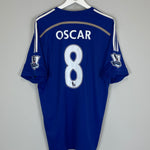 Shop 2014/15 CHELSEA OSCAR #8 HOME SHIRT (XL) ADIDAS, classic football shirts, vintage football shirts & retro soccer jerseys at Cult Kits