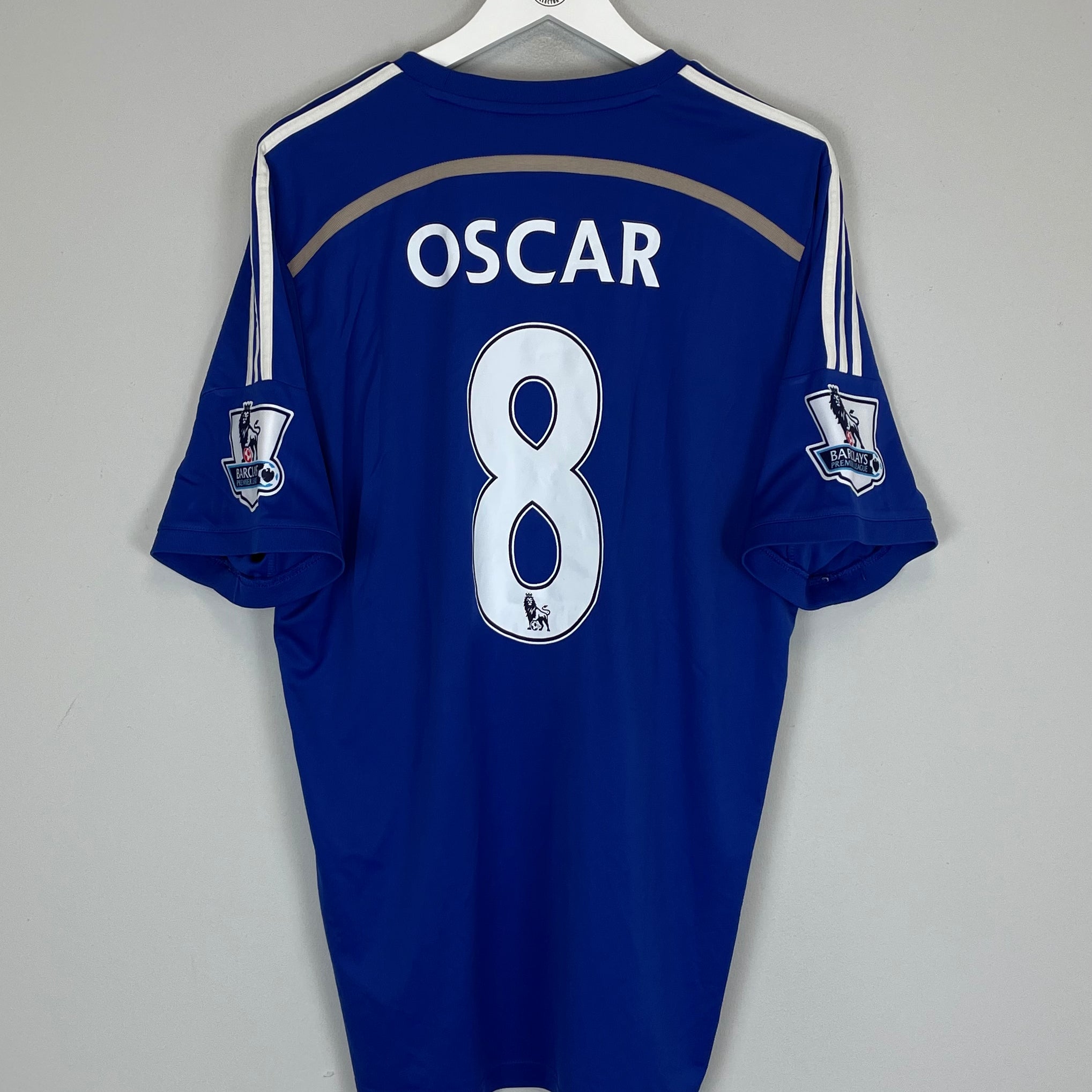 Shop 2014/15 CHELSEA OSCAR #8 HOME SHIRT (XL) ADIDAS, classic football shirts, vintage football shirts & retro soccer jerseys at Cult Kits