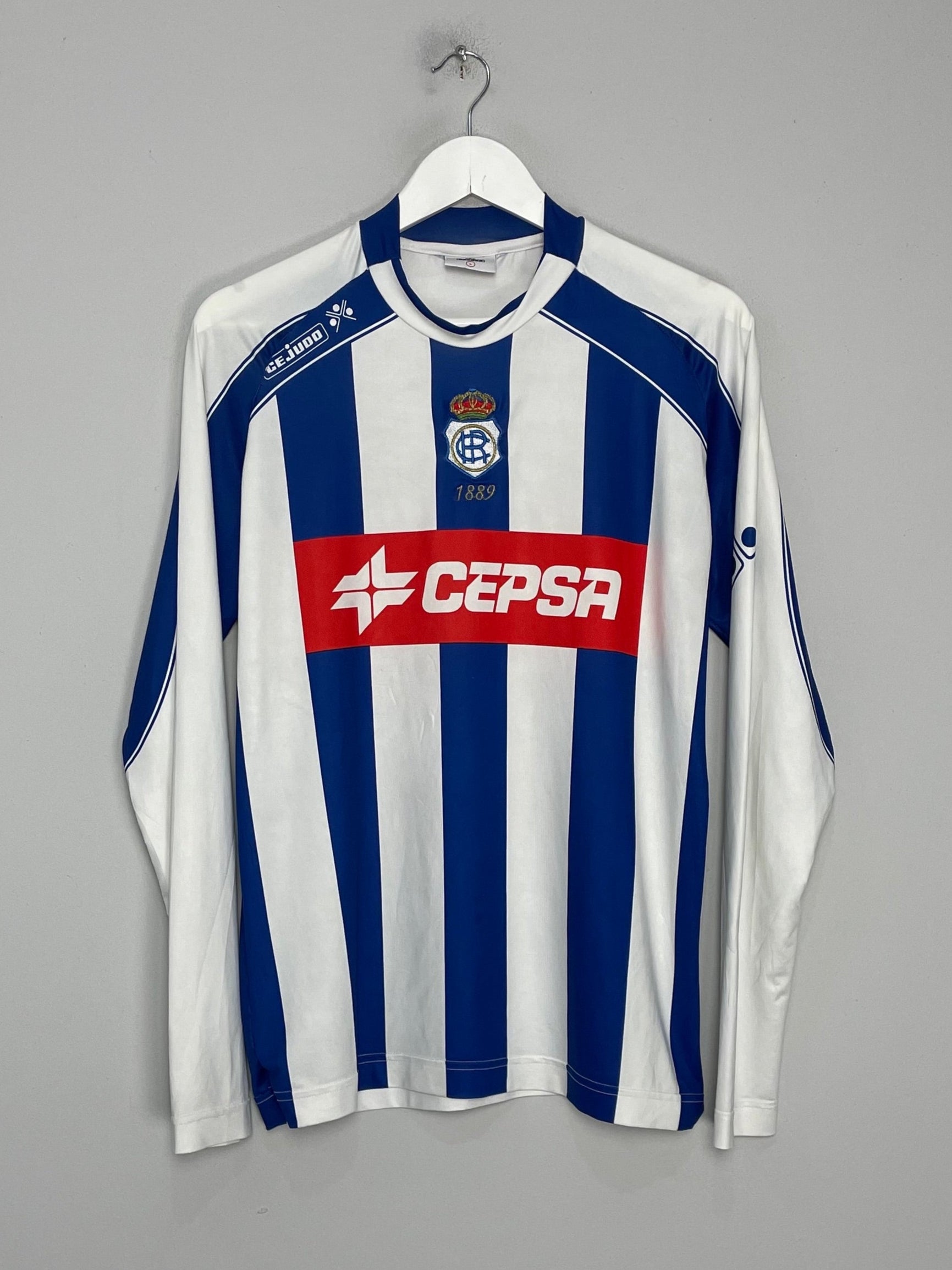 2006/07 RECREATIVO HUELVA L/S HOME SHIRT (L) CEJUDO
