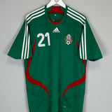 2007/08 MEXICO N.CASTILLO #21 HOME SHIRT (XL) ADIDAS