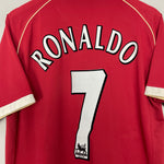 Shop 2006/07 MANCHESTER UNITED RONALDO #7 HOME SHIRT (M) NIKE, classic football shirts, vintage football shirts & retro soccer jerseys at Cult Kits