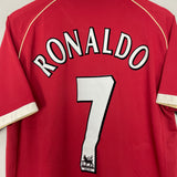 Shop 2006/07 MANCHESTER UNITED RONALDO #7 HOME SHIRT (M) NIKE, classic football shirts, vintage football shirts & retro soccer jerseys at Cult Kits