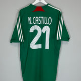 2007/08 MEXICO N.CASTILLO #21 HOME SHIRT (XL) ADIDAS