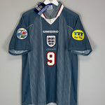 Shop 1996/97 ENGLAND SHEARER #9 *BNWT* AWAY SHIRT (L) UMBRO, classic football shirts, vintage football shirts & retro soccer jerseys at Cult Kits