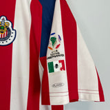 2004/05 CHIVAS GUADALAJARA F.PALENCIA #17  HOME SHIRT (L) REEBOK