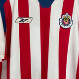 2004/05 CHIVAS GUADALAJARA F.PALENCIA #17  HOME SHIRT (L) REEBOK