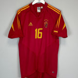 2004/06 SPAIN ALONSO #16 HOME SHIRT (M) ADIDAS