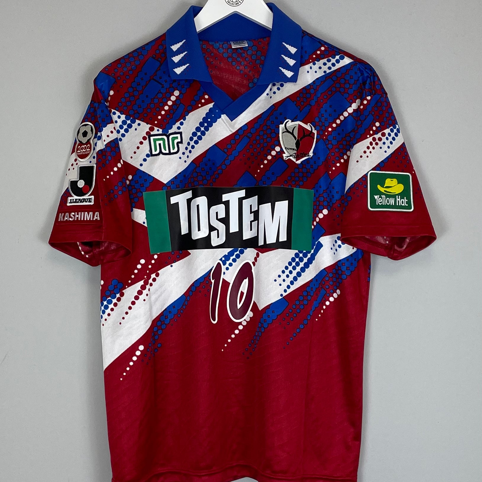 Shop 1996 KASHIMA ANTLERS LEONARDO #10 CUP HOME SHIRT (L) NR, classic football shirts, vintage football shirts & retro soccer jerseys at Cult Kits