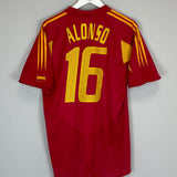 2004/06 SPAIN ALONSO #16 HOME SHIRT (M) ADIDAS