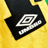 1994 MANCHESTER UNITED KANCHELSKIS #14 *MATCH PREPARED *COCA-COLA CUP FINAL* HOME SHIRT (XL) UMBRO