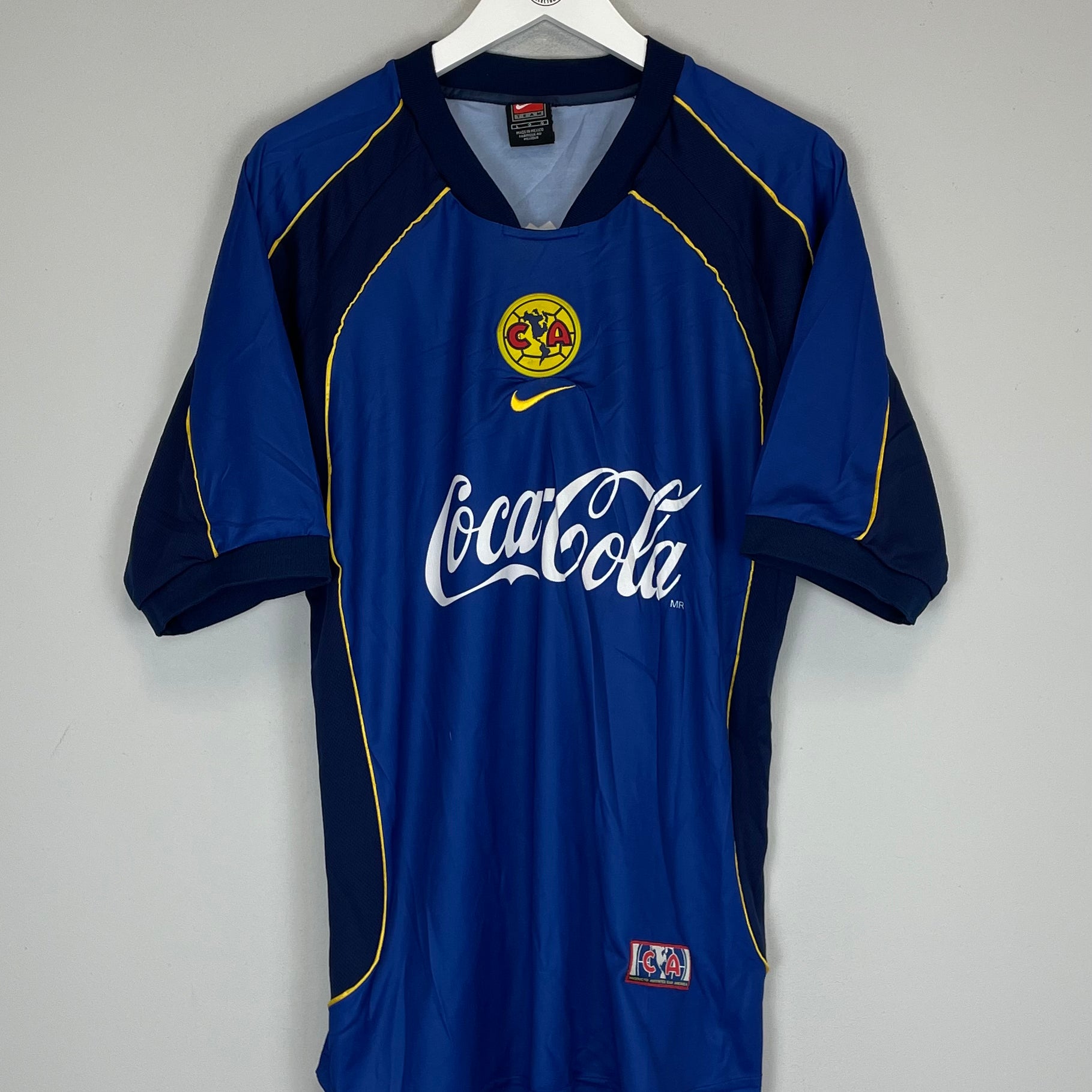 Shop 2001/02 CLUB AMERICA AWAY SHIRT (L) NIKE, classic football shirts, vintage football shirts & retro soccer jerseys at Cult Kits