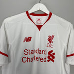Shop 2015/16 LIVERPOOL LALLANA #20 AWAY SHIRT (M) NEW BALANCE, classic football shirts, vintage football shirts & retro soccer jerseys at Cult Kits