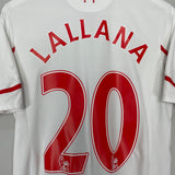 Shop 2015/16 LIVERPOOL LALLANA #20 AWAY SHIRT (M) NEW BALANCE, classic football shirts, vintage football shirts & retro soccer jerseys at Cult Kits