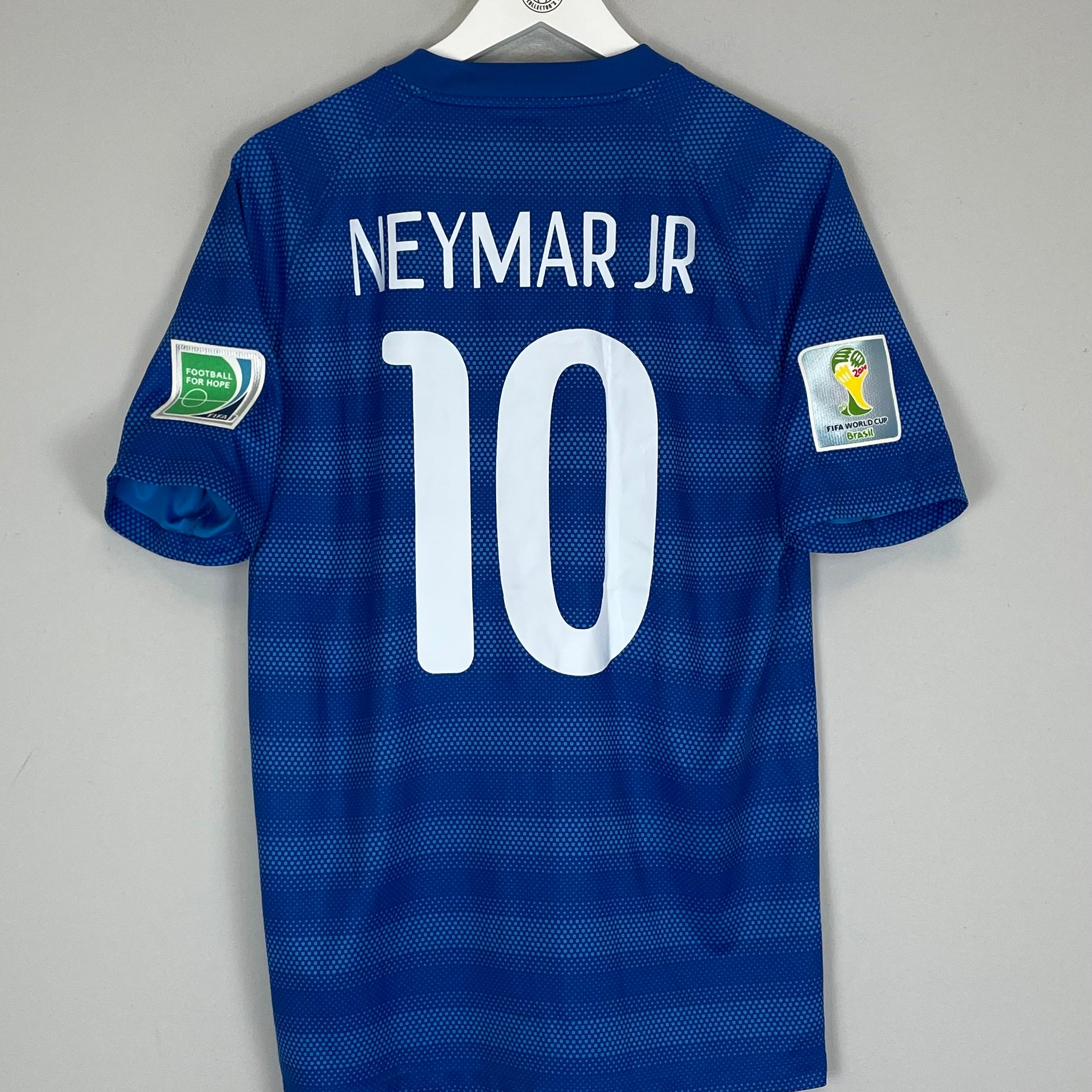 Shop 2014/15 BRAZIL NEYMAR #10 AWAY SHIRT (M) NIKE, classic football shirts, vintage football shirts & retro soccer jerseys at Cult Kits