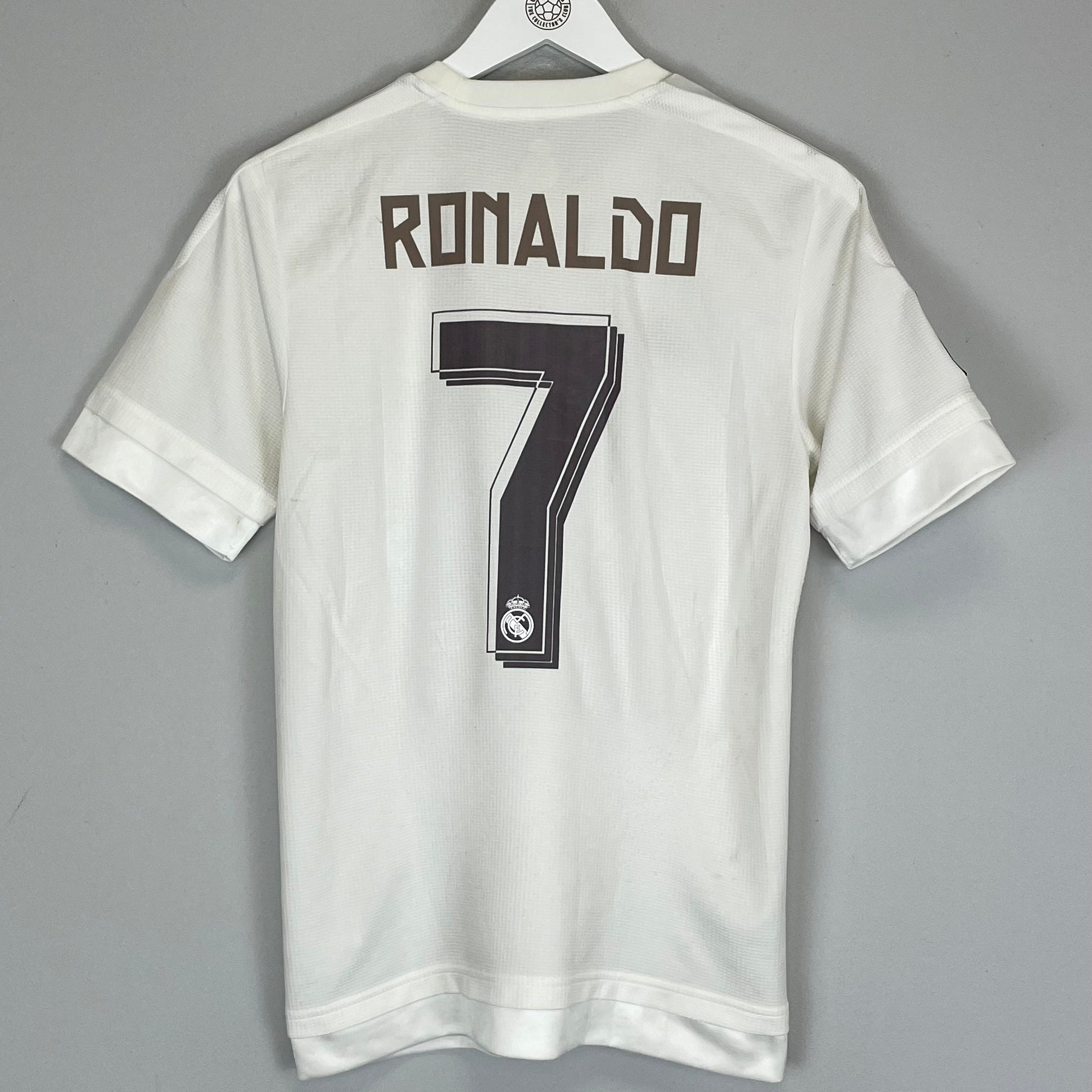 Shop 2015/16 REAL MADRID RONALDO #7 HOME SHIRT (S) ADIDAS, classic football shirts, vintage football shirts & retro soccer jerseys at Cult Kits