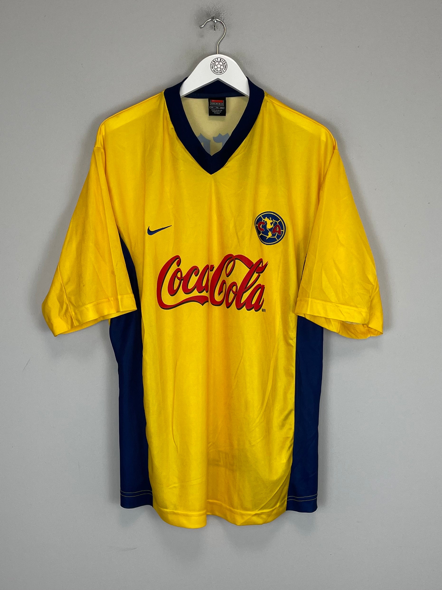 Shop 2000/01 CLUB AMERICA HOME SHIRT (XL) NIKE, classic football shirts, vintage football shirts & retro soccer jerseys at Cult Kits