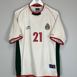 2001/02 MEXICO J.ARRELANO #21 AWAY SHIRT (XL) ATLETICA